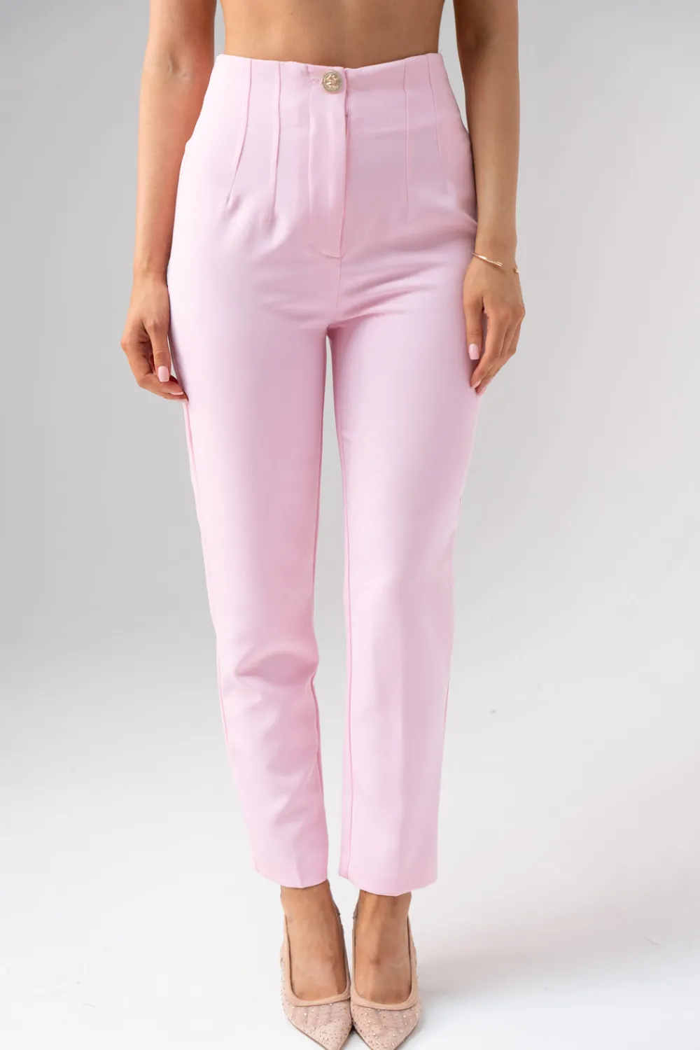 The Walk in Wardrobe Trousers>Faye Trousers In Pink