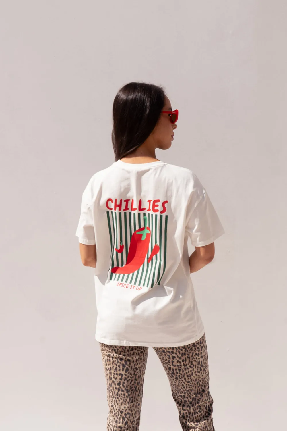 The Walk in Wardrobe T-Shirts|Tops>Melanie Chillies T-Shirt In Yellow