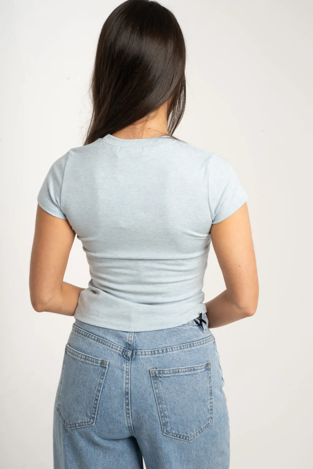 The Walk in Wardrobe T-Shirts|Tops>Willow T-Shirt In Blue